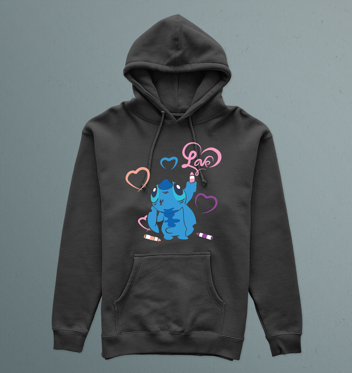 Canguro Stitch Love 01 Memoestampados - Imagen 4