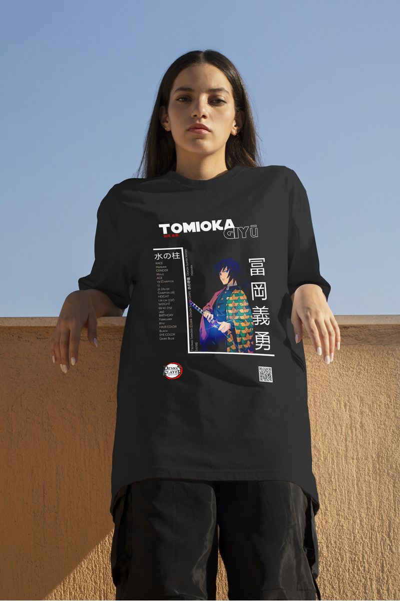 Remera: Giyu Tomioka Memoestampados