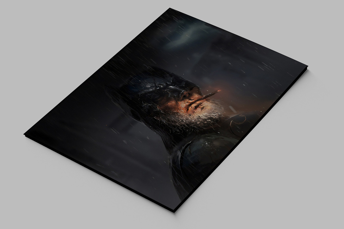 Cuadro Batman Dc Comics 80 40x53 Mdf Memoestampados - Imagen 2
