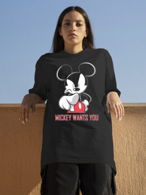 Remera: Mickey Wants You Memoestampados