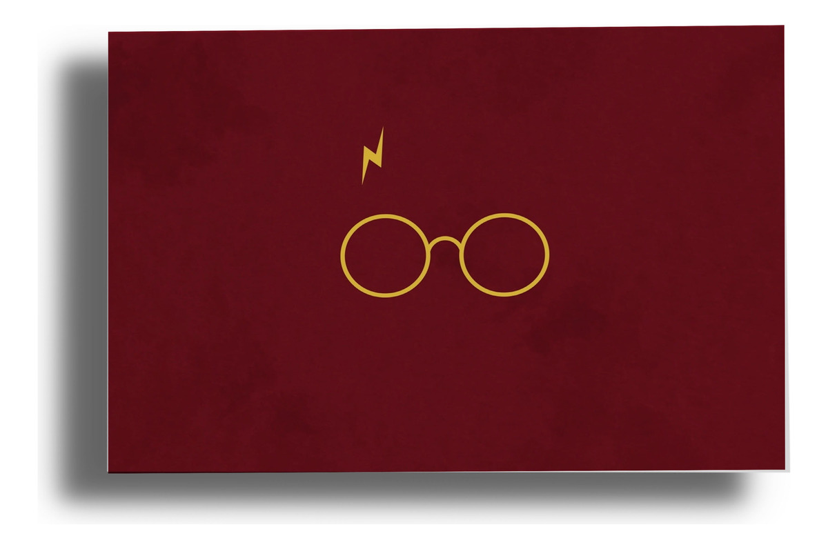 Cuadro Harry Potter, Lentes Ama 29 30x40 Mdf Memoestampados