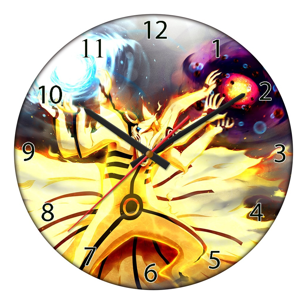 Reloj En Mdf De 3mm 40 Cm Diametro Naruto 10