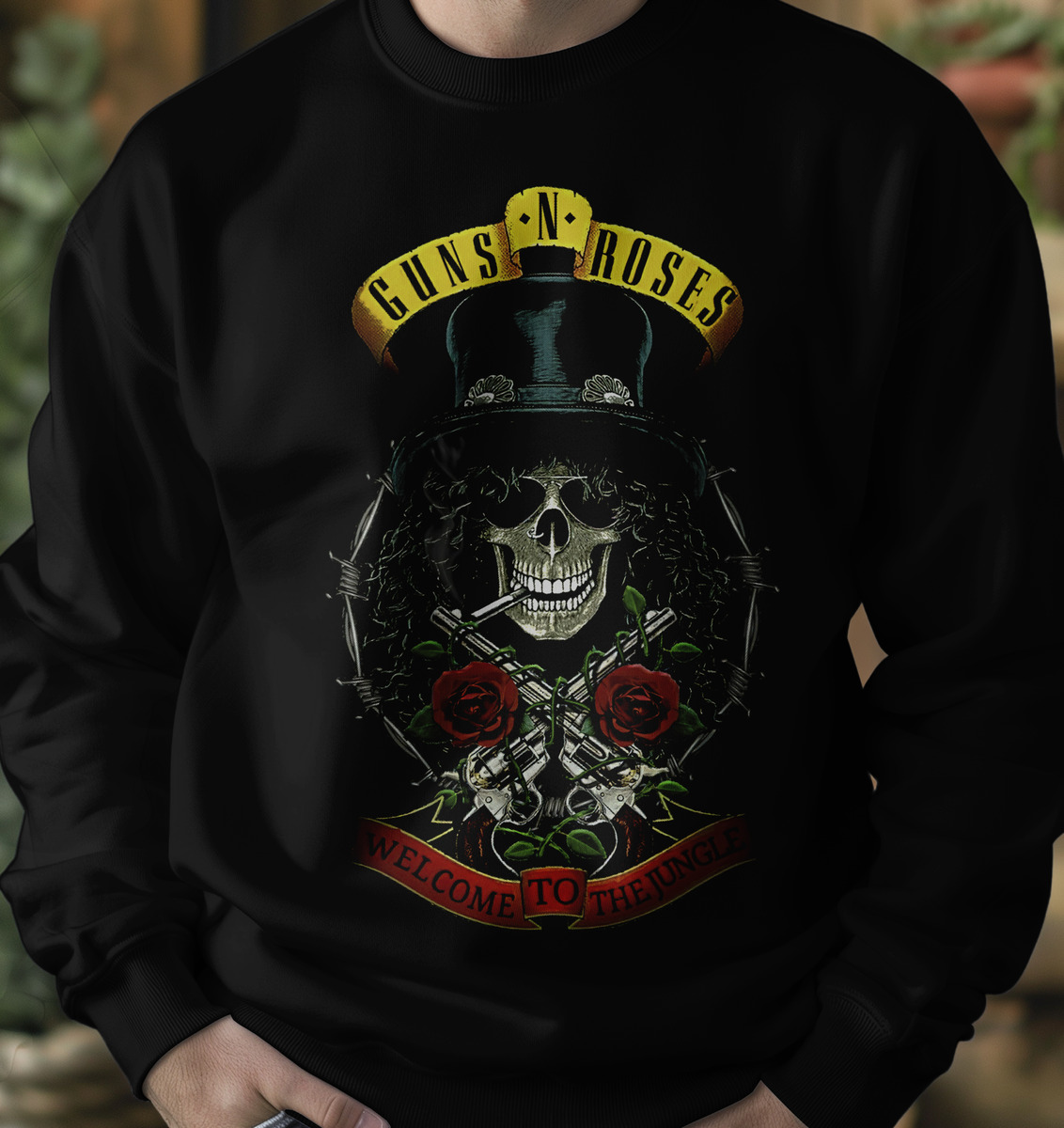 Buzo Guns And Roses Galera Memoestampados - Imagen 4