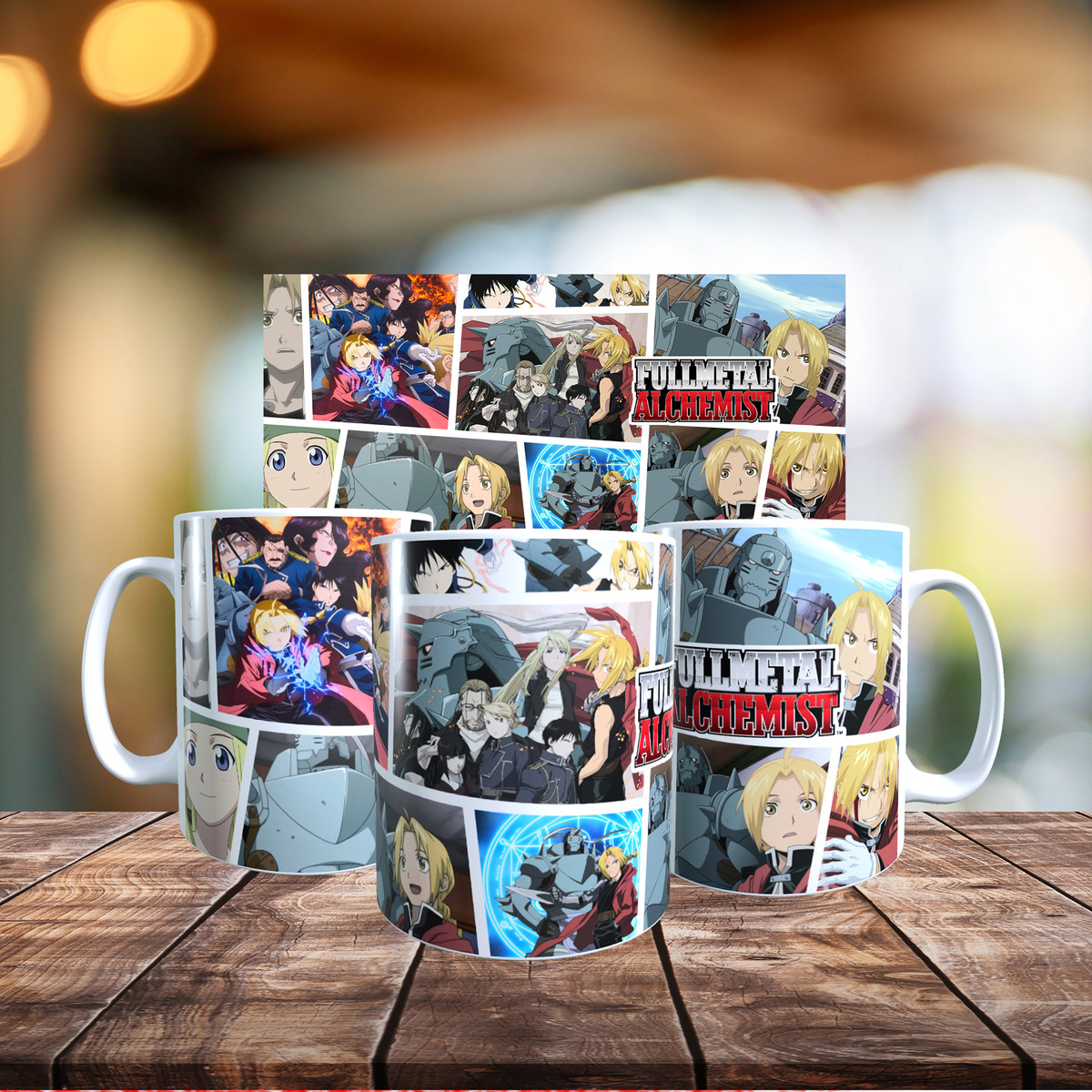 Taza Personalizada Diseño Fullmetal Alchemist T364 - Imagen 5