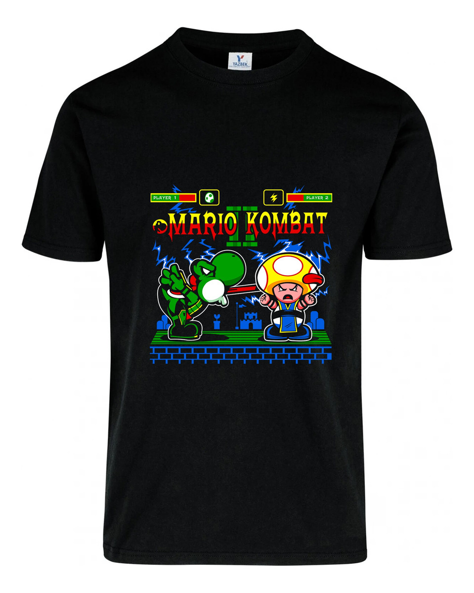 Remera: Mario Mortal Kombat Videojuegos Memoestampados