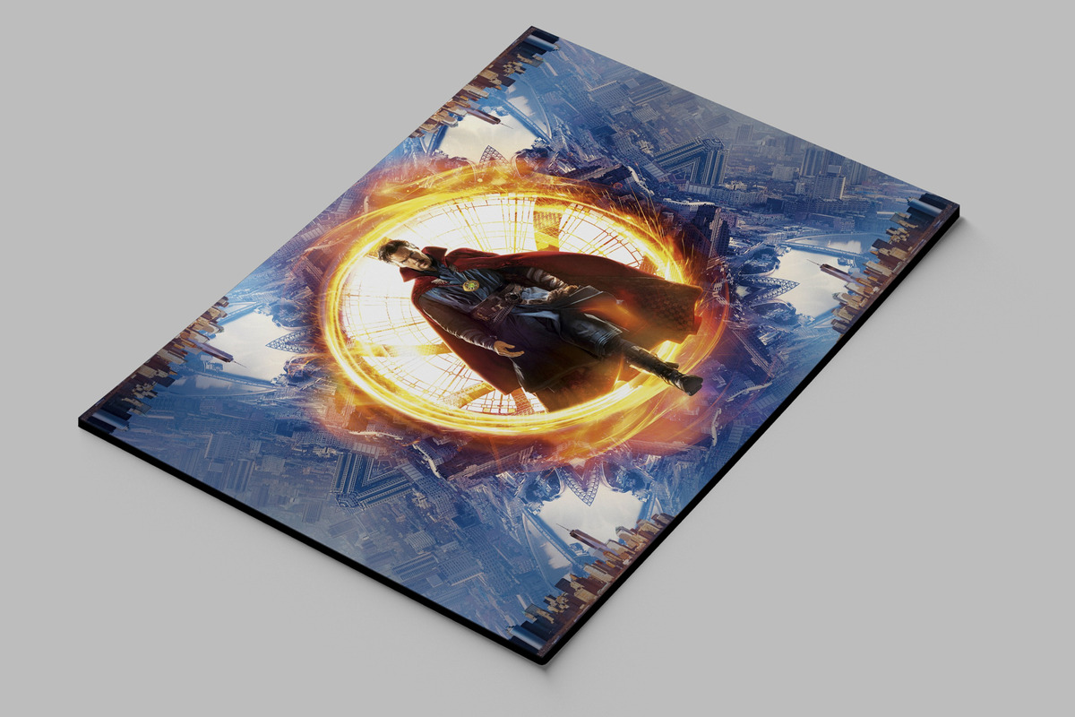 Cuadro Doctor Strange Marvel 89 40x53 Mdf Memoestampados - Imagen 2