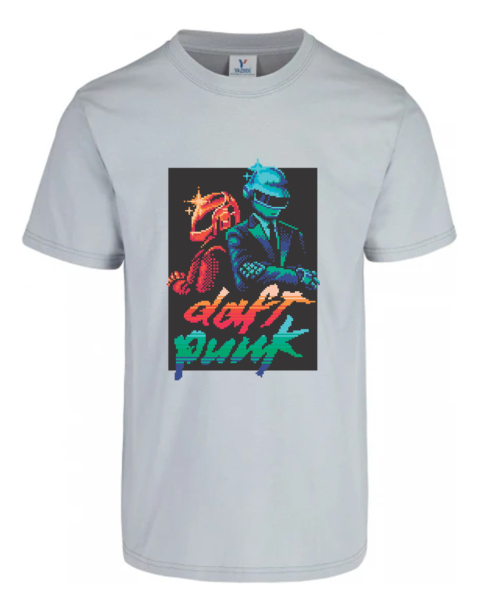 Remera: Daft Punk Pixel Art Memoestampados - Imagen 35