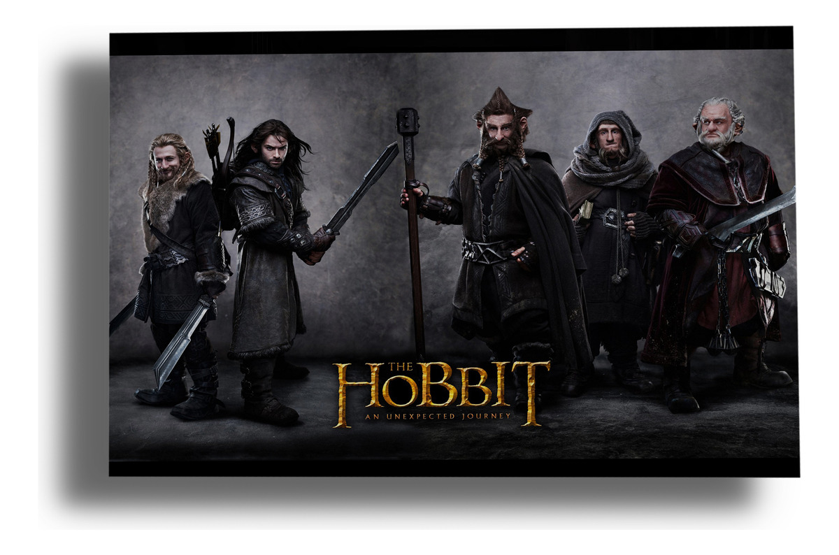 Cuadro El Hobbit 410 50x70 Lienzo Memoestampados
