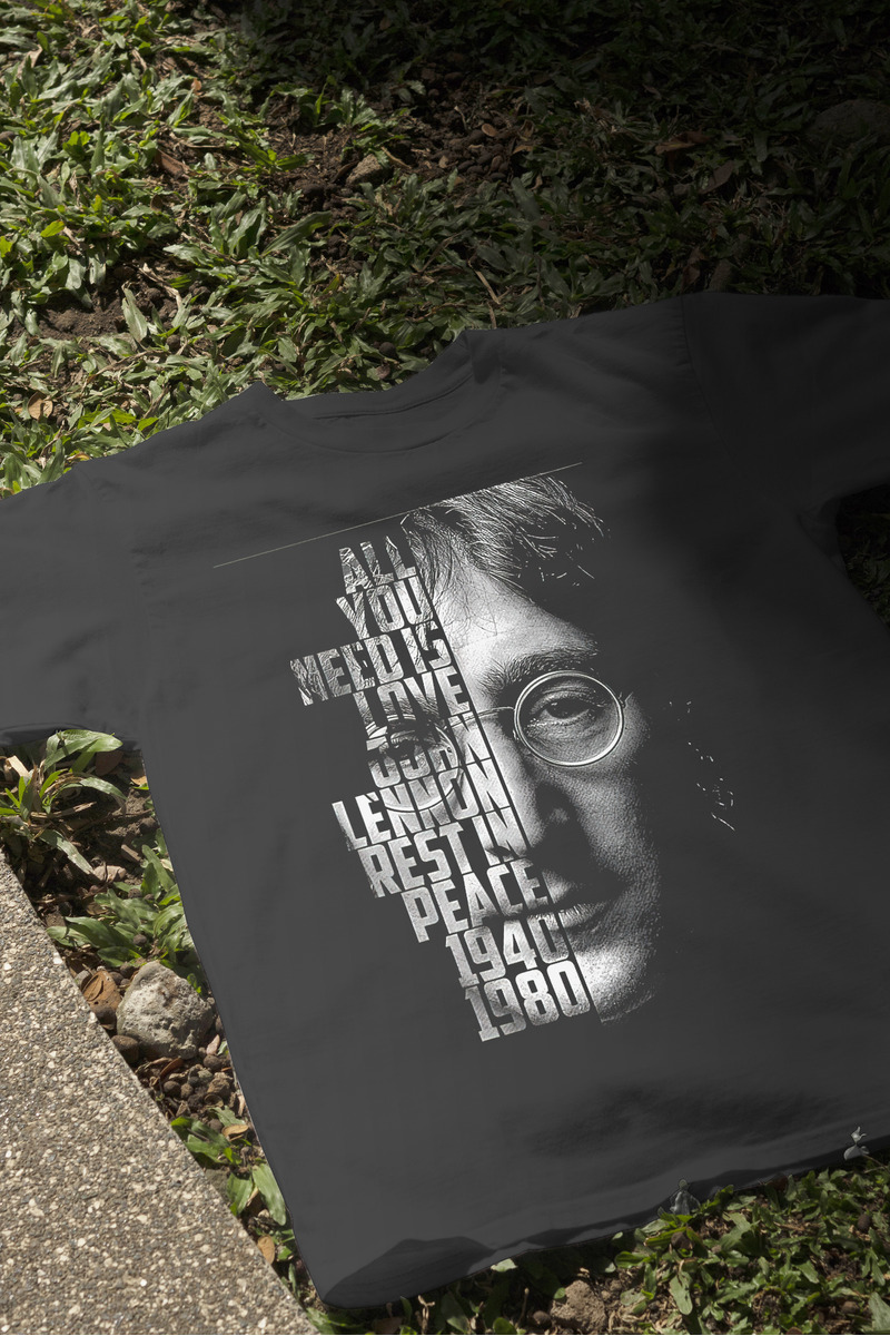 Remera: Jhon Lenon 01 Memoestampados - Imagen 3