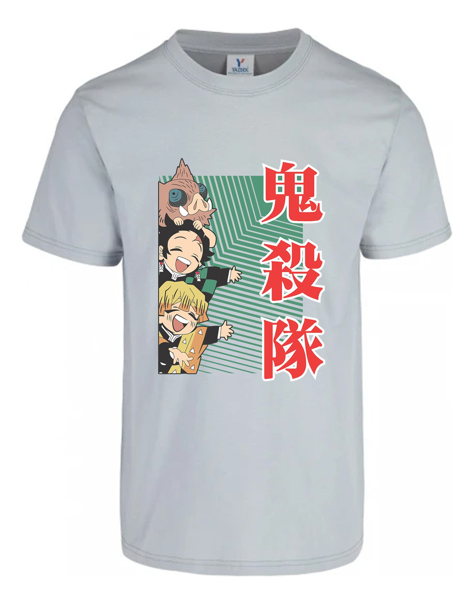 Remera: Demon Slayer Chibis Memoestampados - Imagen 20