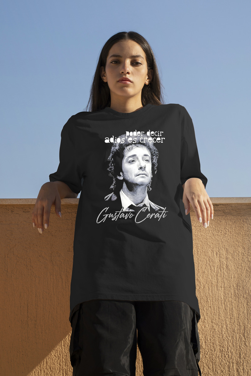 Remera: Cerati Poder Decir Adios Memoestampados - Imagen 3
