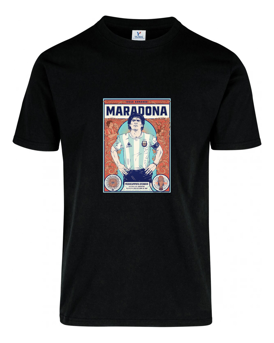 Remera: Maradona 1986 Memoestampados - Imagen 2