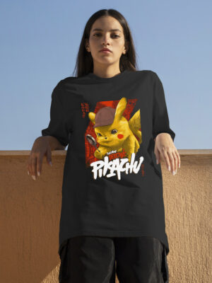 Remera: Pikachu Detective Memoestampados