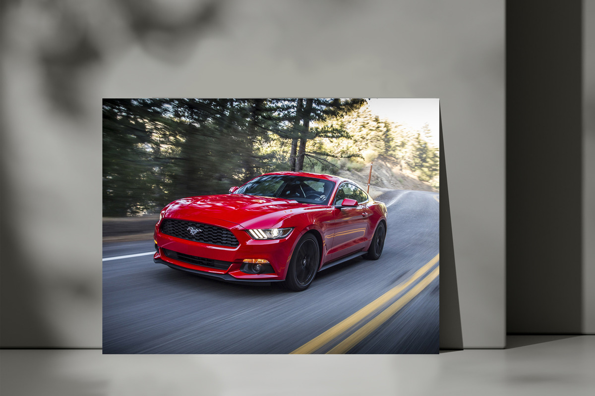 Cuadro Ford Mustang 30x40 Mdf Memoestampados - Imagen 3
