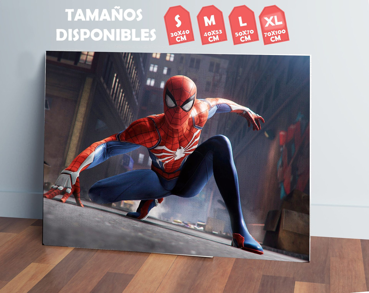 Cuadro 267 Spider Man Marvel 30x40 Mdf Memoestampados - Imagen 2