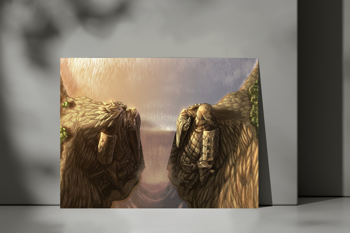 Cuadro Naruto Senju Uchiha Uzuma45 70x100 Mdf Memoestampados - Imagen 3