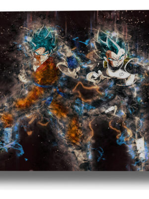 Cuadro Dragon Ball Z Goku 363 50x70 Mdf Memoestampados