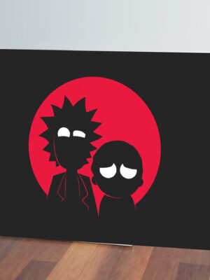 Cuadro 252 Rick Y Morty 3 30x40 Mdf Memoestampados