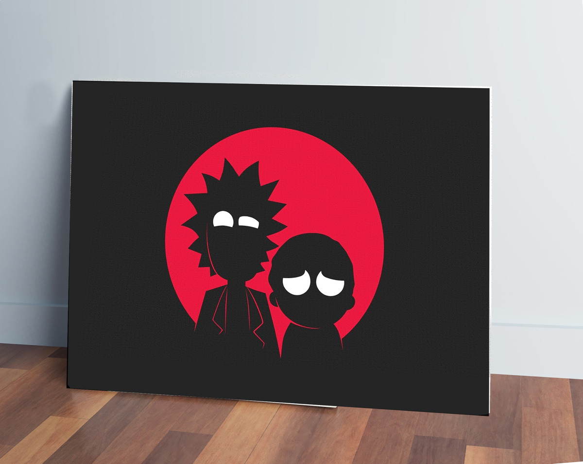 Cuadro 252 Rick Y Morty 3 30x40 Mdf Memoestampados