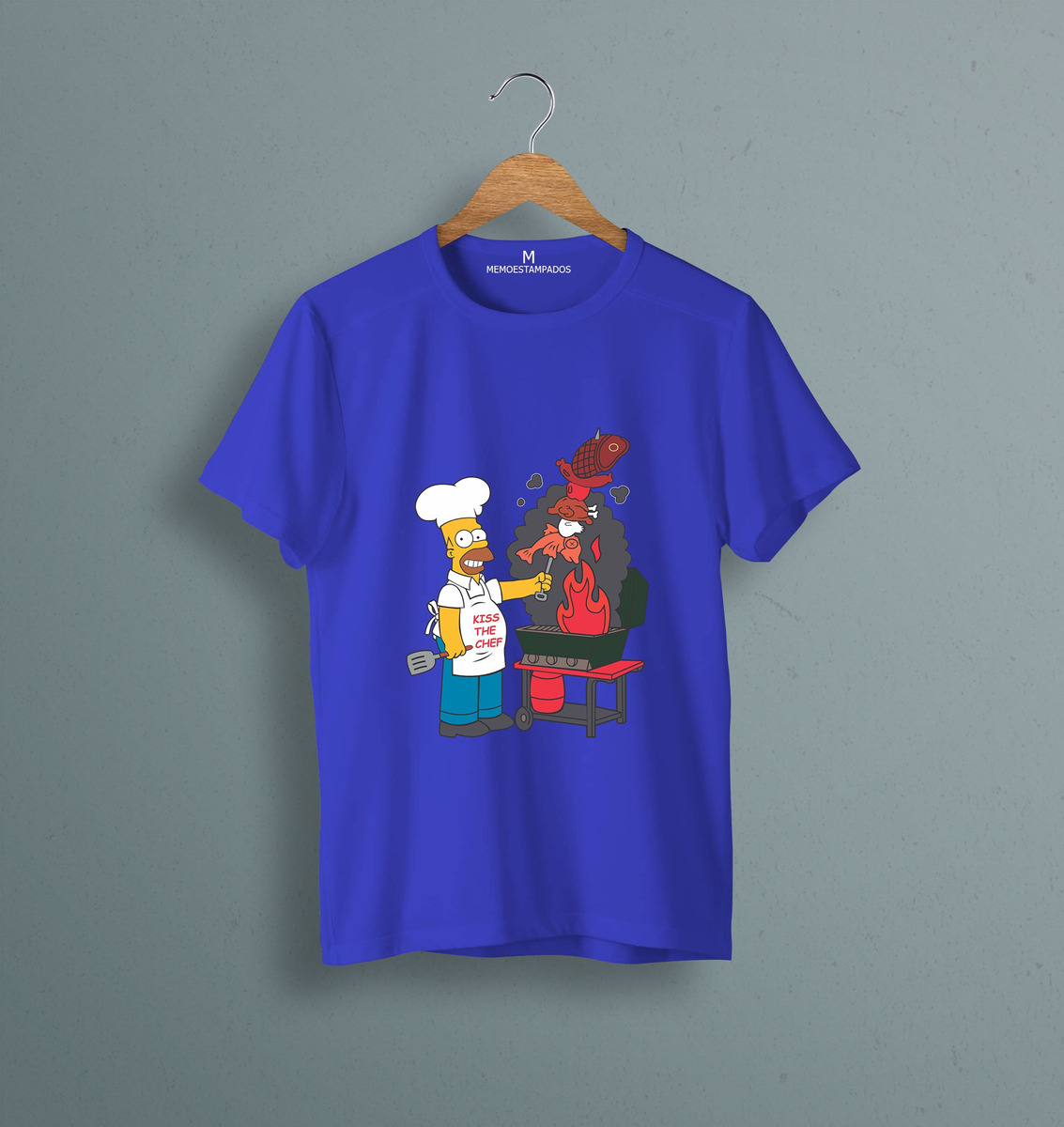 Remera: Kiss The Chef Homero Memoestampados - Imagen 7