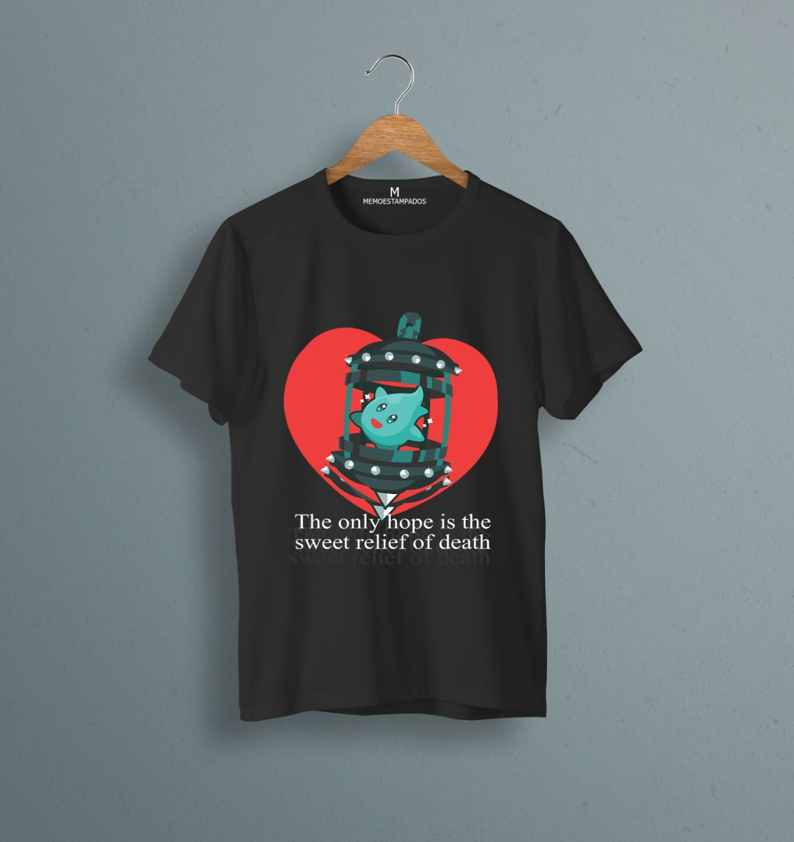 Remera: The Only Hope Is Death Memoestampados - Imagen 5