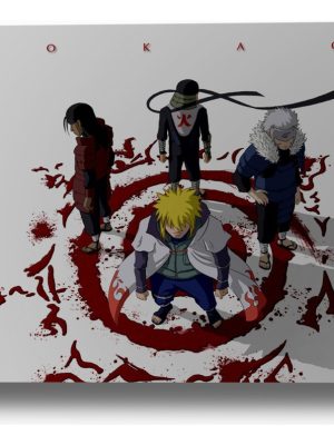 Cuadro Naruto, Shippuuden Hashi 32 50x70 Mdf Memoestampados