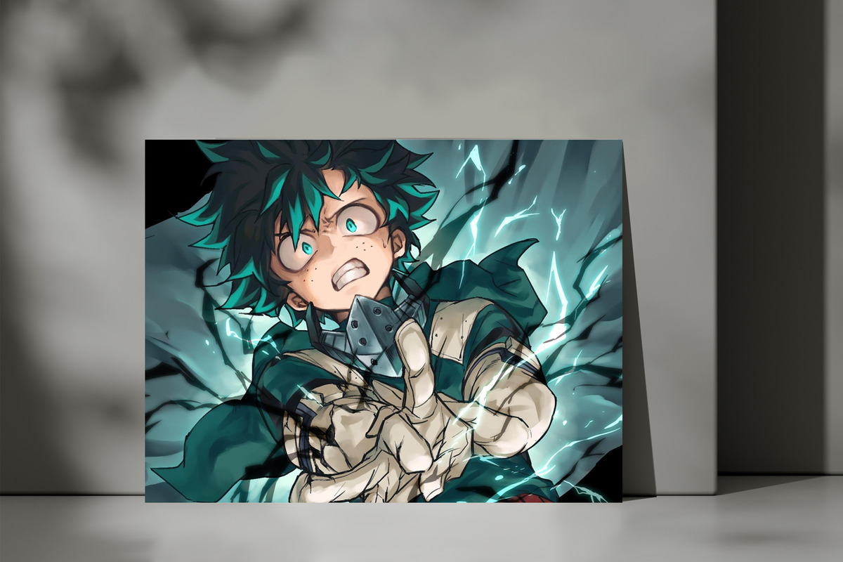 Cuadro Boku No Hero 491 50x70 Mdf Memoestampados - Imagen 3