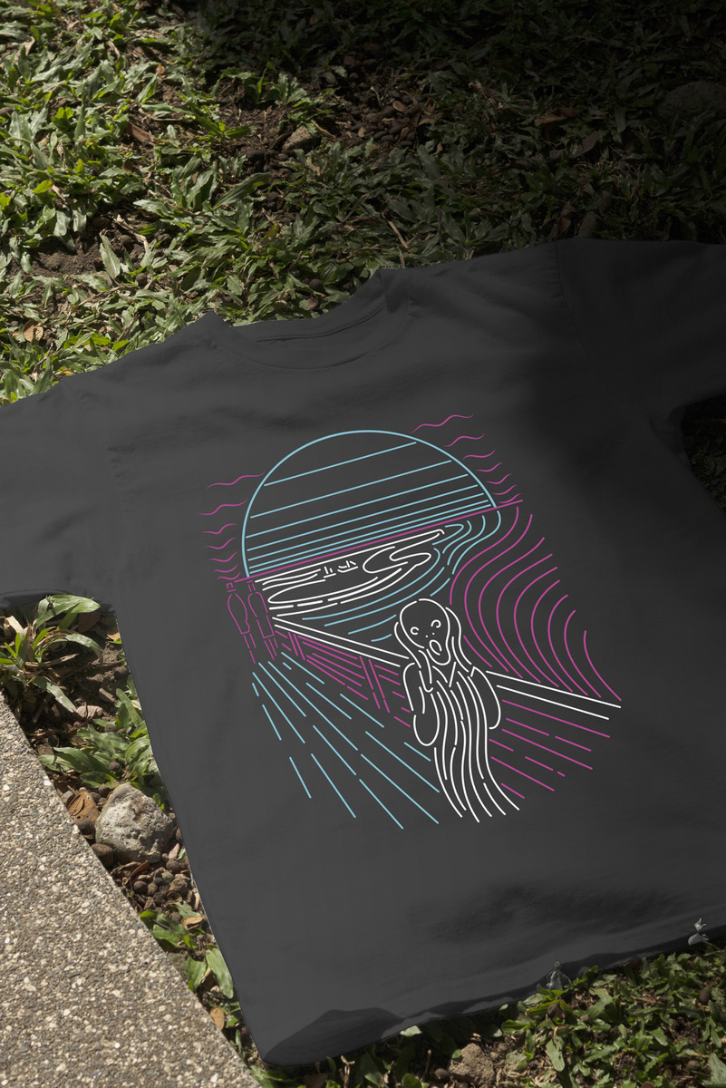 Remera: El Grito Neon Memoestampados - Imagen 4