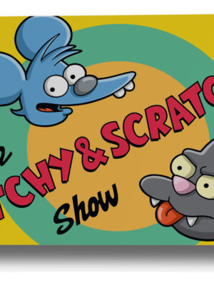 Cuadro Los Simpsons 492 70x100 Mdf Memoestampados