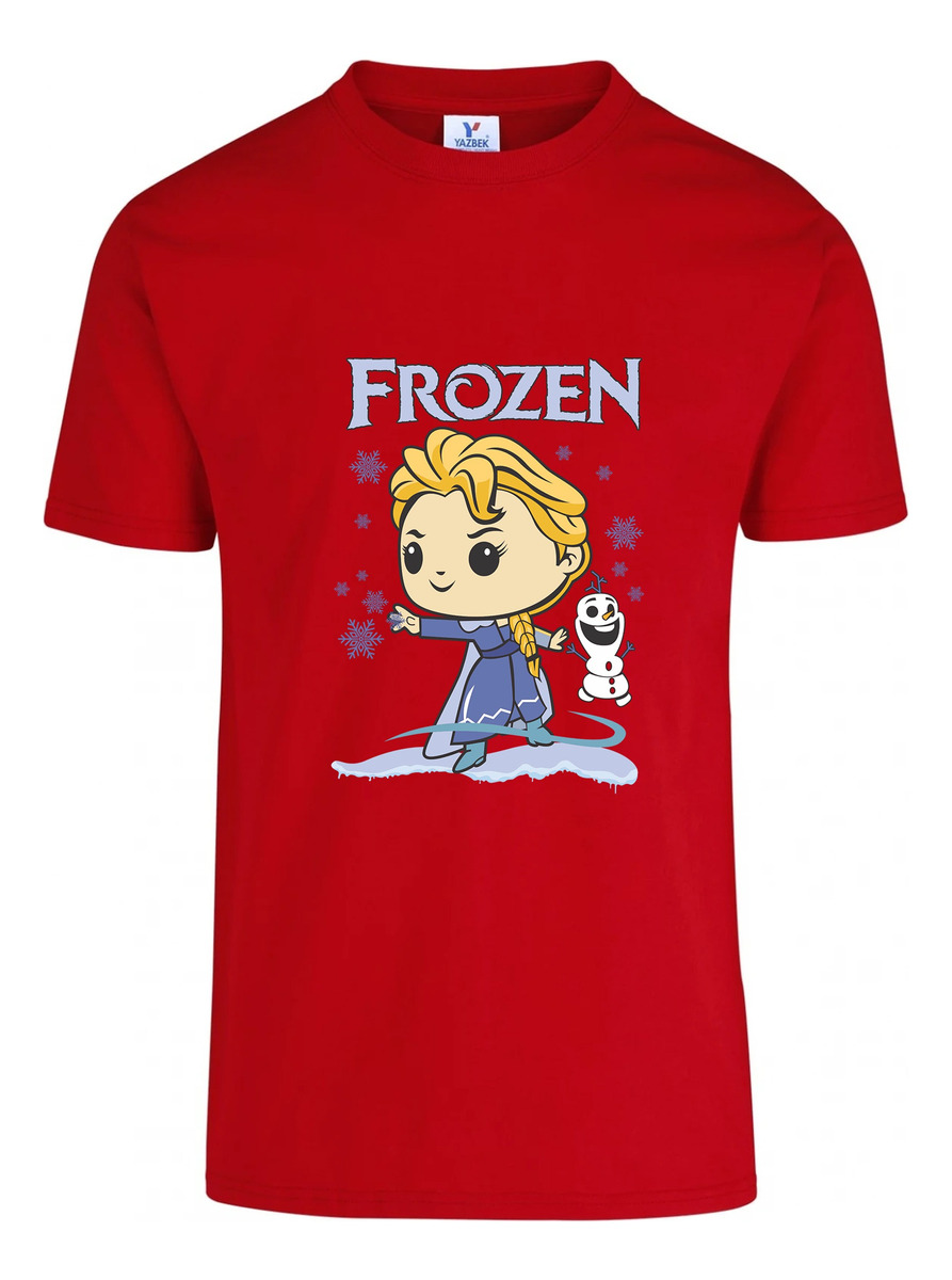 Remera: Frozen Muñeco Memoestampados - Imagen 3