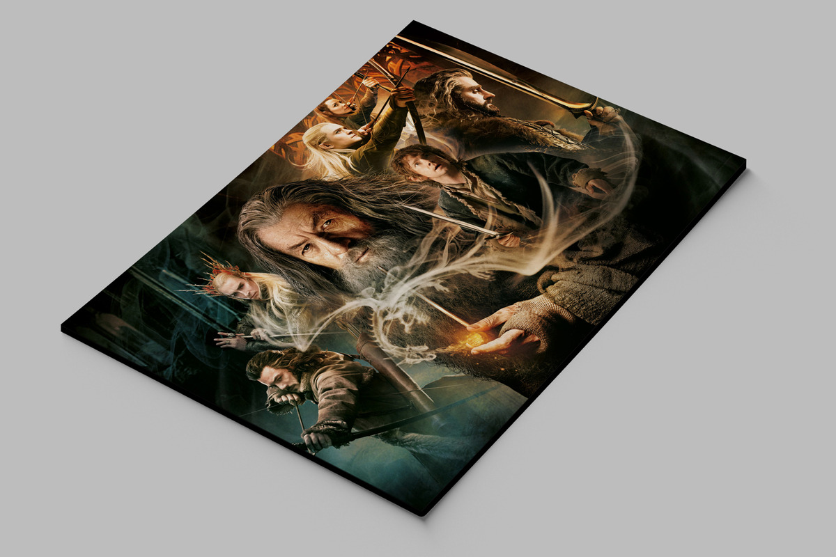 Cuadro Gandalf Señor Anillo 370 70x100 Mdf Memoestampados - Imagen 2