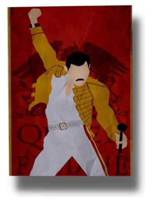 Cuadro Freddie Mercury 524 70x100 Mdf Memoestampados