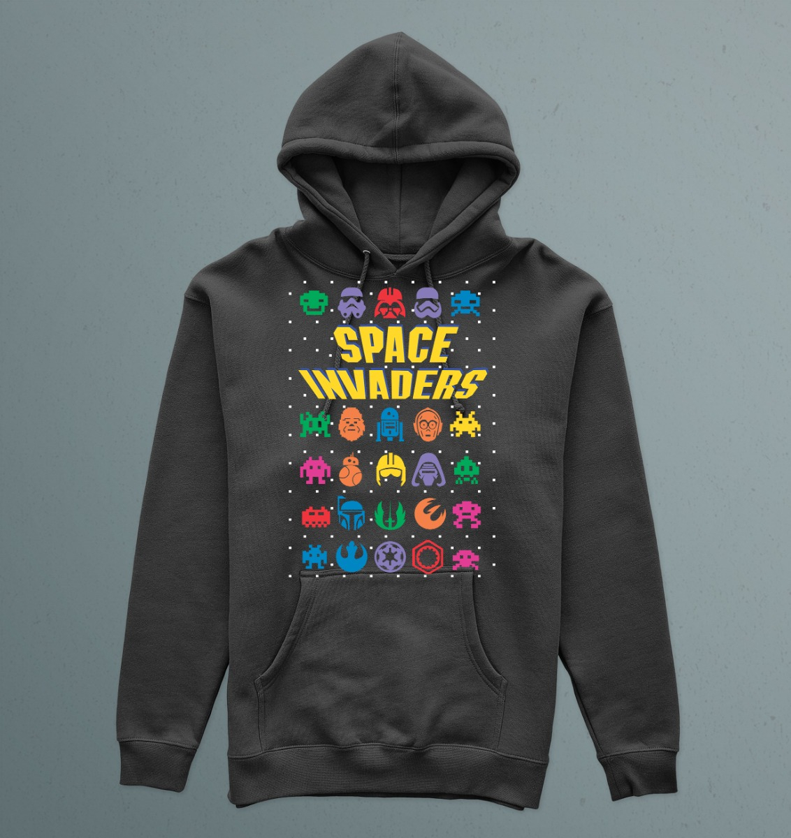 Canguro Space Invaders Star Wars Memoestampados - Imagen 2