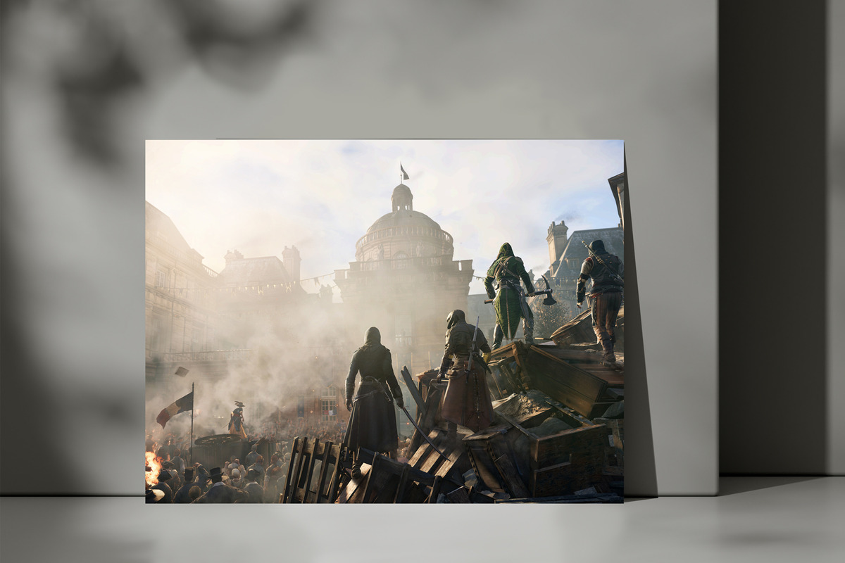 Cuadro 332 Assassin's Creed Unity 70x100 Mdf Memoestampados - Imagen 3