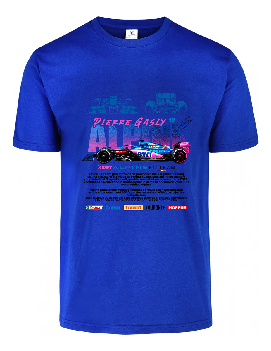 Remera: F1 Alpine Memoestampados - Imagen 7