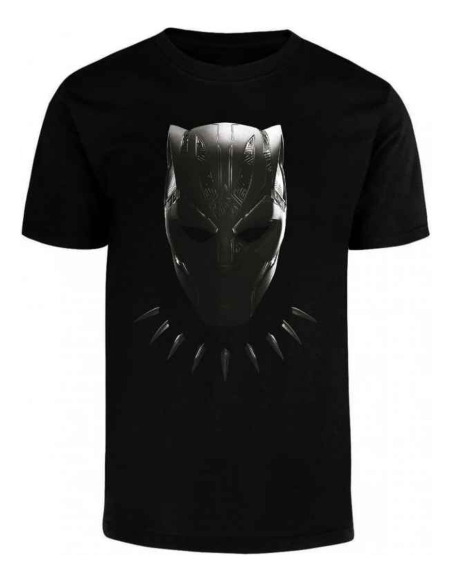 Remera: Marvel-black Panther Mask - Imagen 2