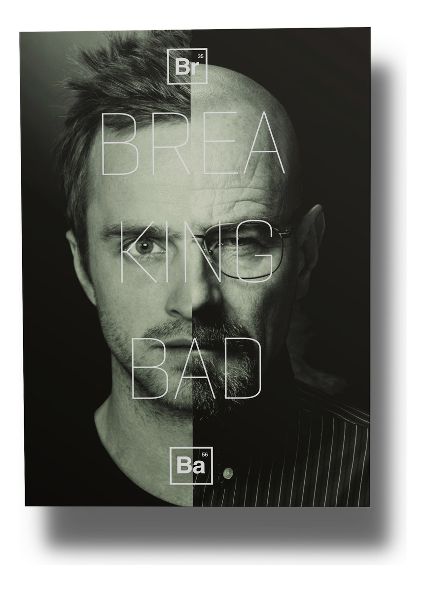 Cuadro Breaking Bad 181 30x40 Mdf Memoestampados