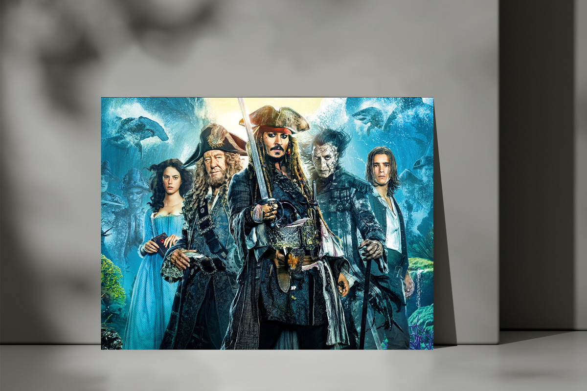 Cuadro Piratas Del Caribe 403 70x100 Mdf Memoestampados - Imagen 3