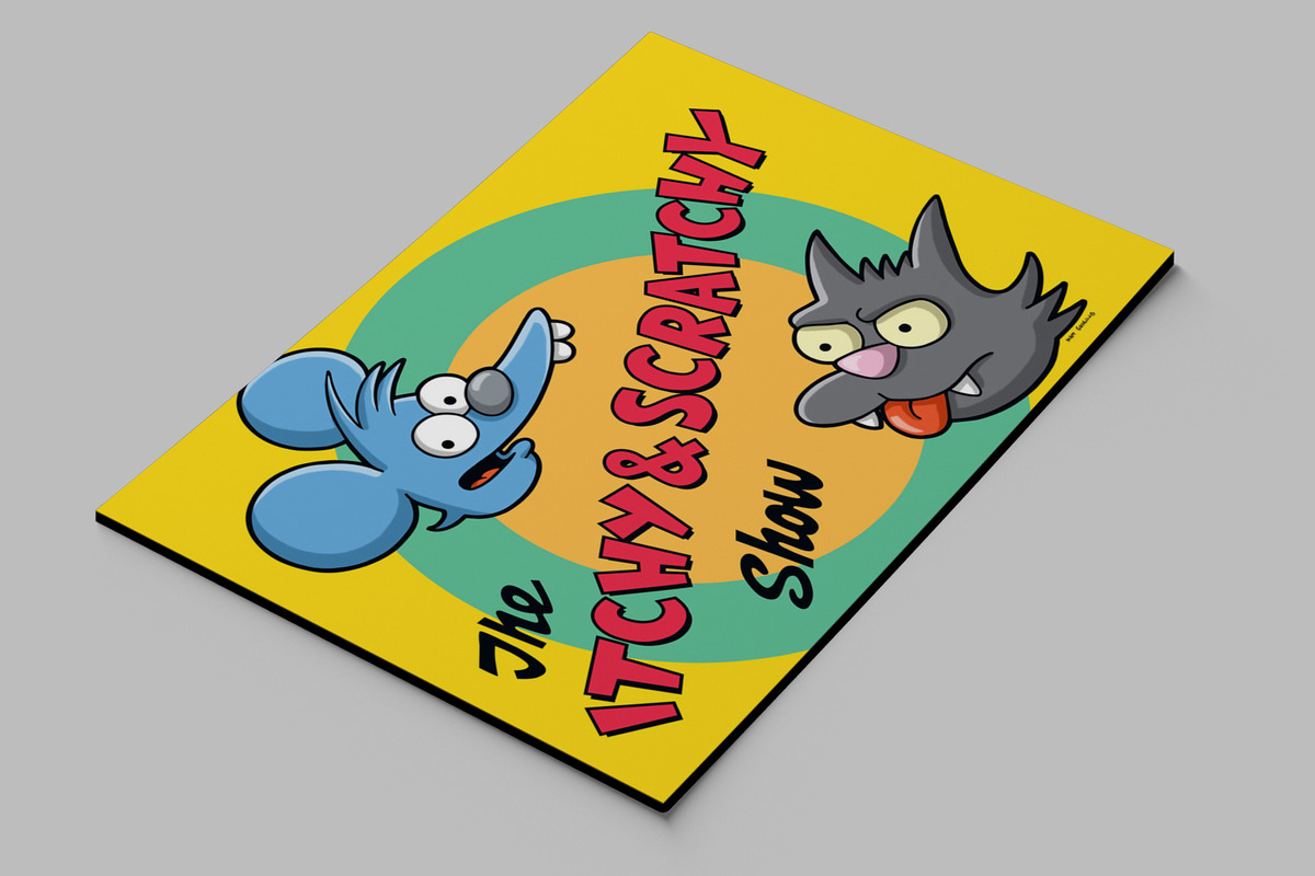 Cuadro Los Simpsons 492 70x100 Mdf Memoestampados - Imagen 2