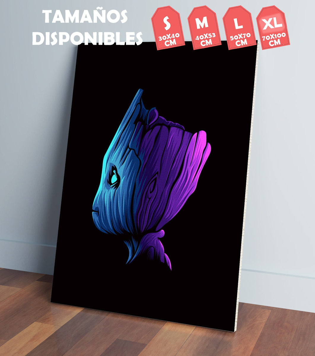 Cuadro 190 Groot 30x40 Mdf Memoestampados - Imagen 2