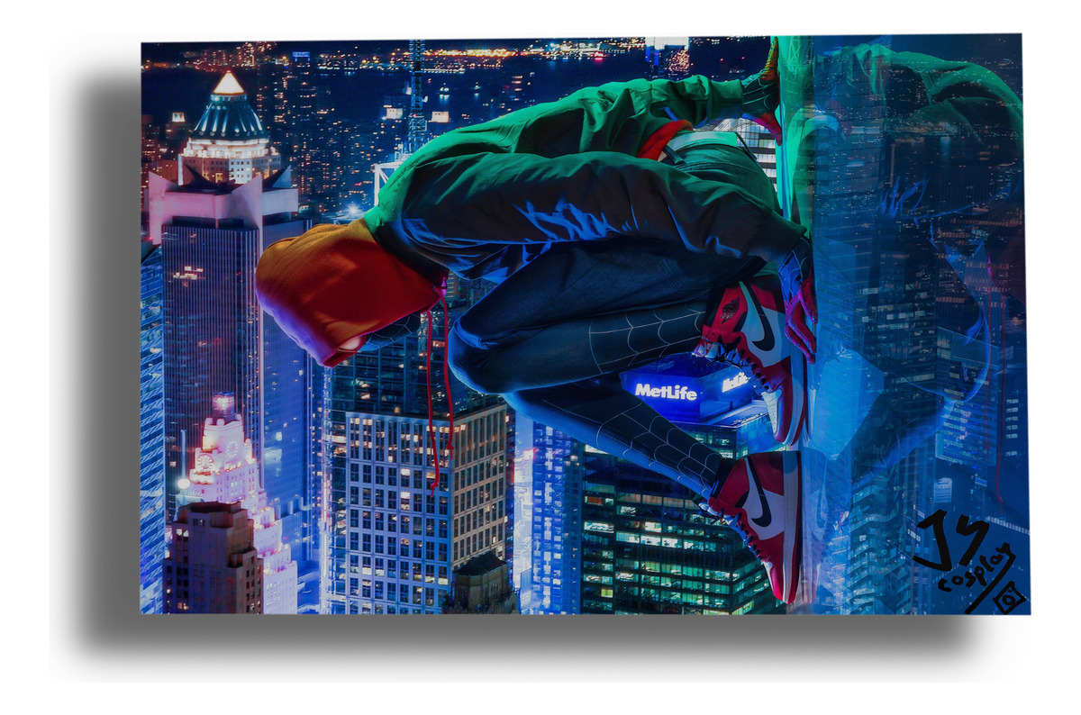 Cuadro 220 Marvel Spider-man 30x40 Mdf Memoestampados