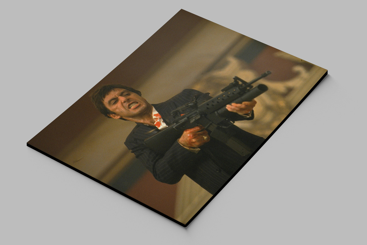 Cuadro Scarface 141 70x100 Mdf Memoestampados - Imagen 2