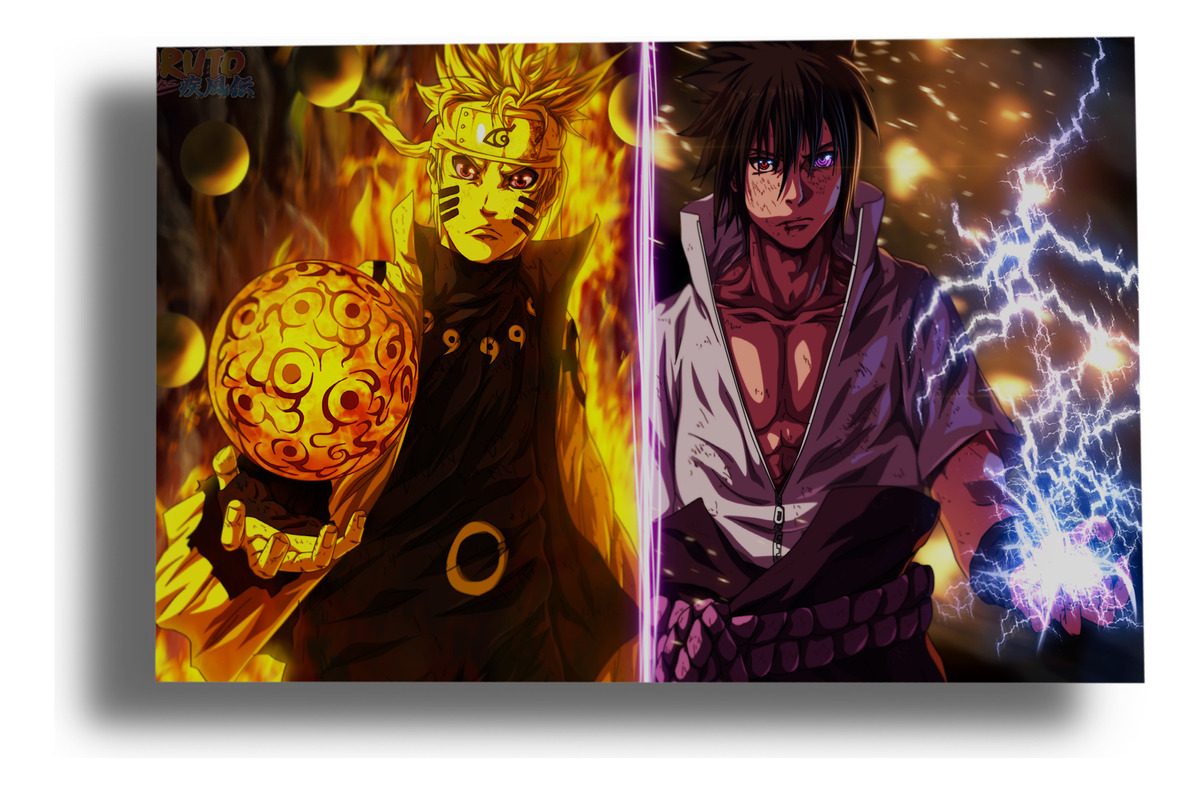 Cuadro Naruto 454 40x53 Mdf Memoestampados