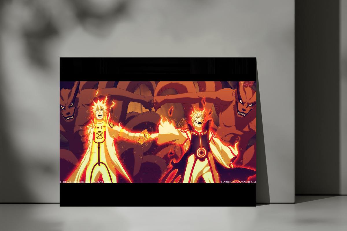 Cuadro Naruto Shippuden 38 30x40 Mdf Memoestampados - Imagen 3