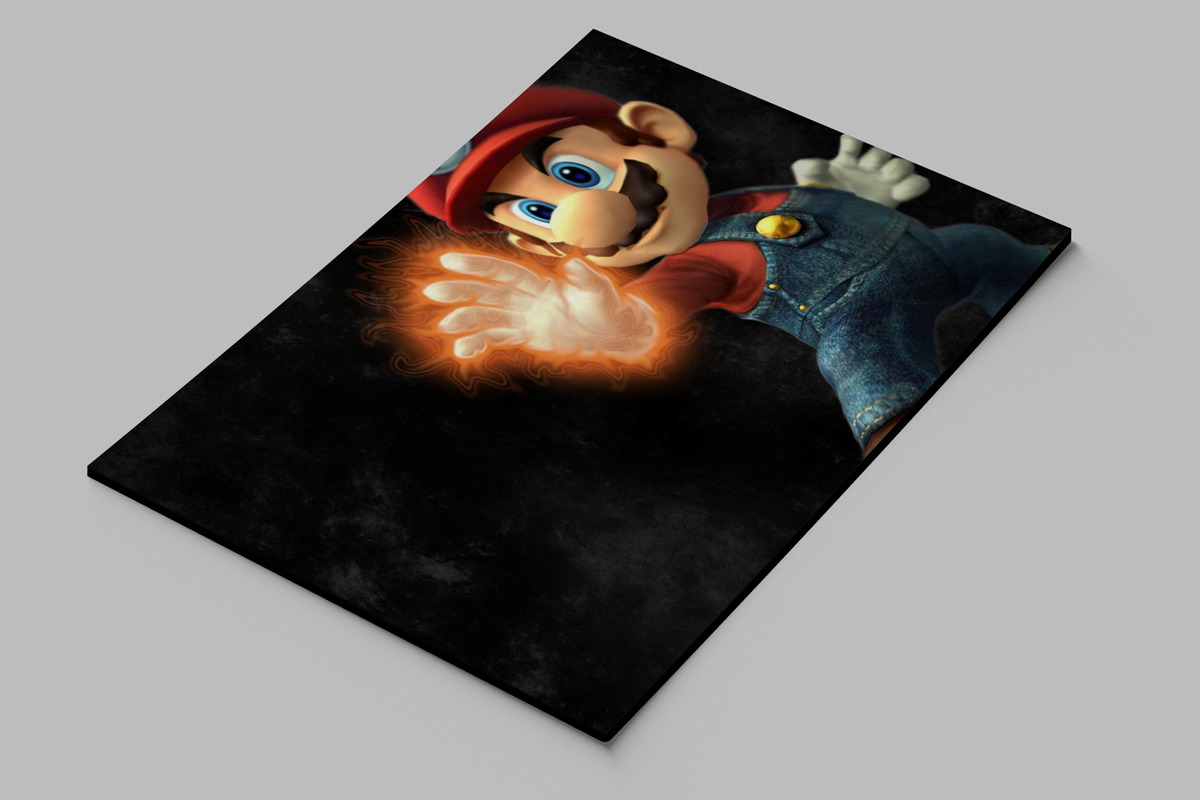 Cuadro 299 Mario Bros 3 70x100 Mdf Memoestampados - Imagen 2