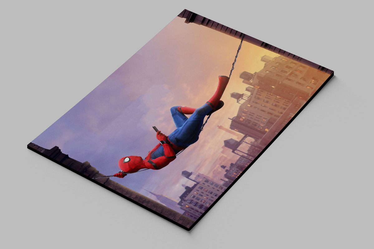 Cuadro 197 Hombre Araña 70x100 Mdf Memoestampados - Imagen 2