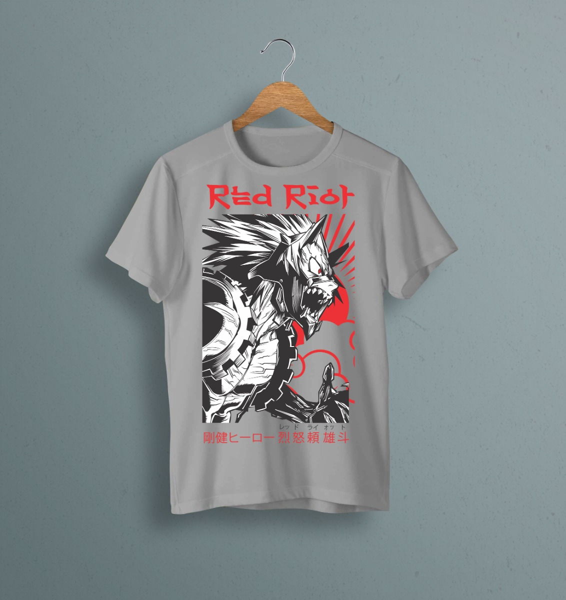 Remera: Red Riot Anime Memoestampados - Imagen 15