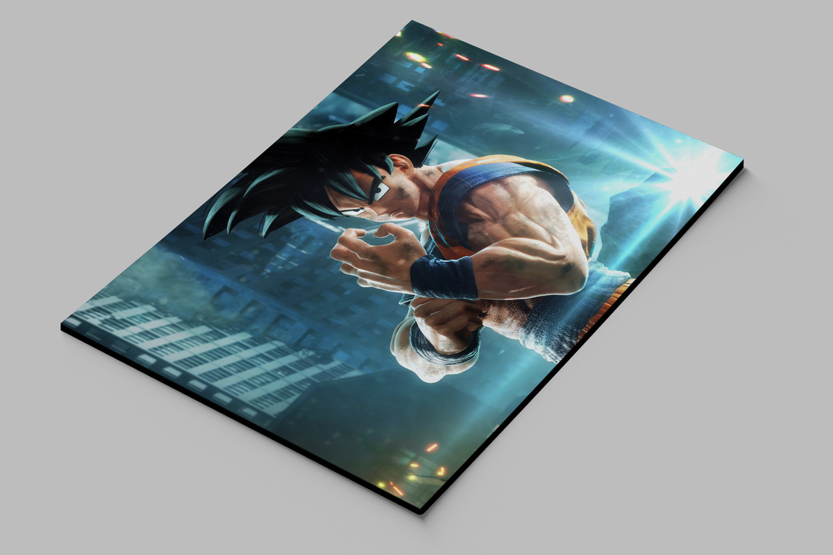 Cuadro Goku Dbz 581 70x100 Mdf Memoestampados - Imagen 2