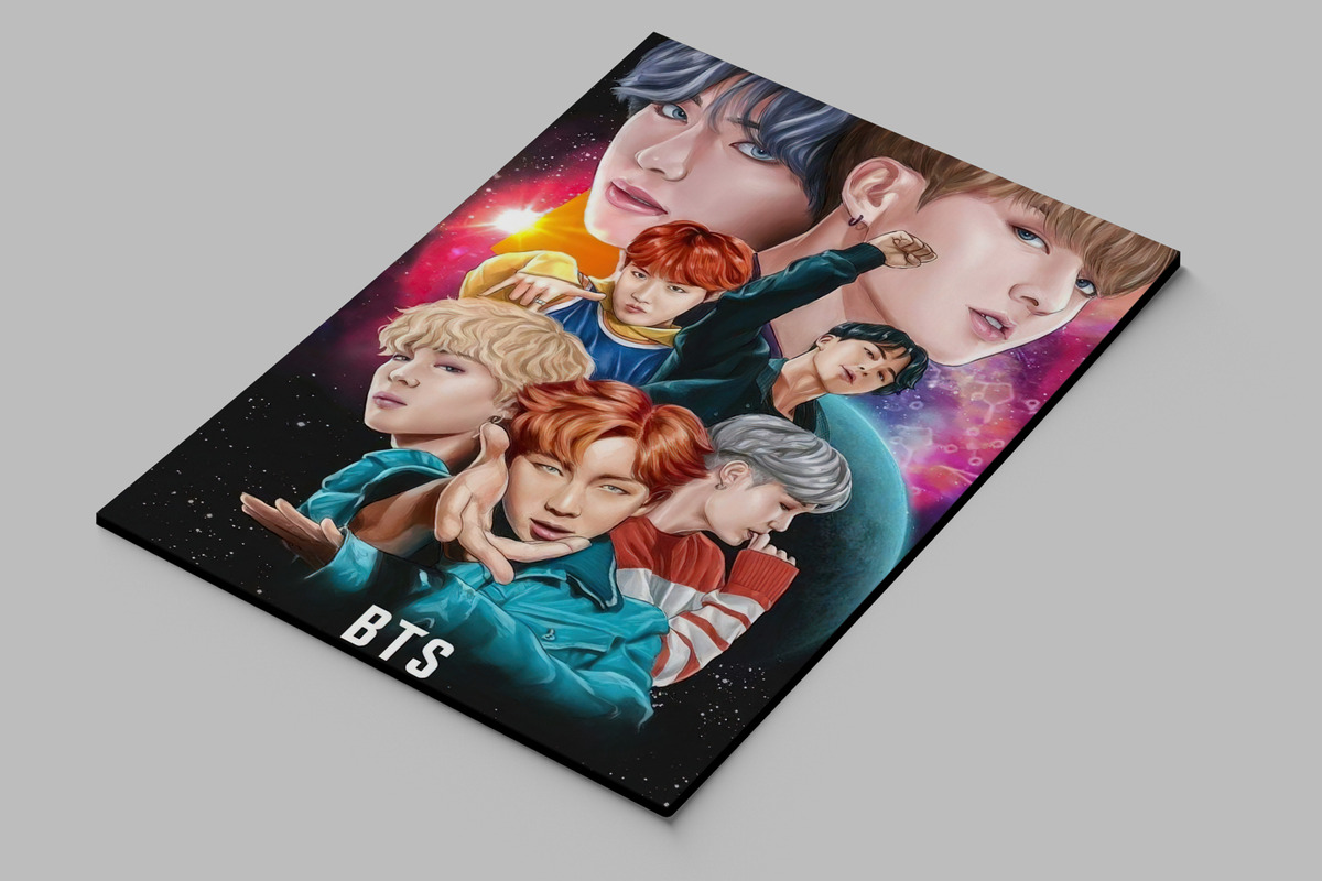 Cuadro Bts 619 50x70 Mdf Memoestampados - Imagen 2