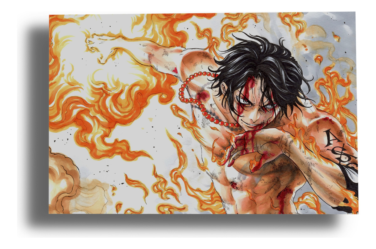 Cuadro One Piece 96 70x100 Mdf Memoestampados